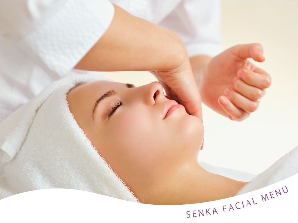 京都亀岡の脱毛・エステサロン千果（SENKA）のフェイシャルエステメニュー画像